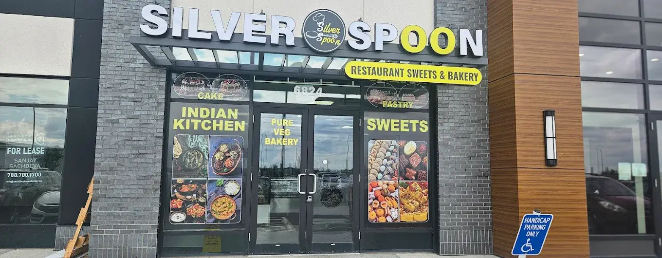 Experience authentic Indian cuisine and bakery treats at Silver Spoon Restaurant in Edmonton